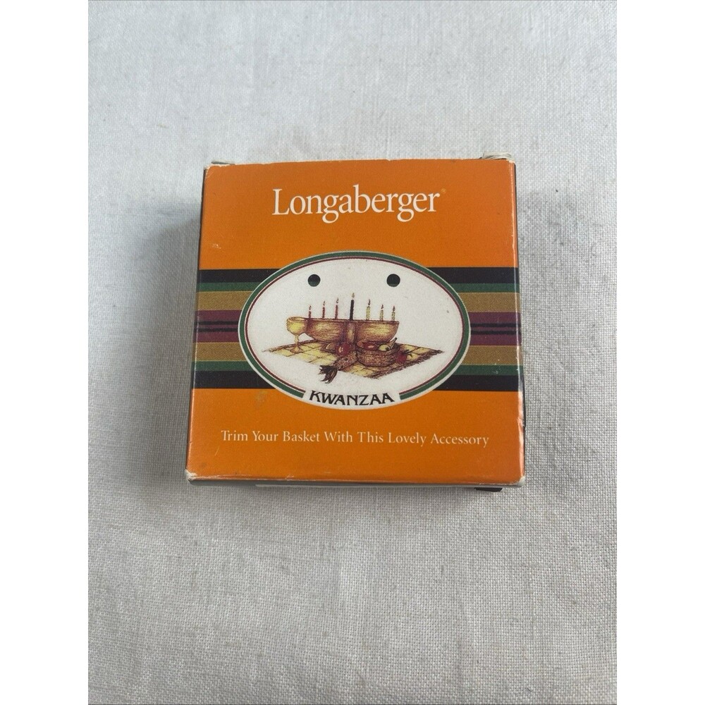 Longaberger Tie On: Kwanzaa 33481  - NIB